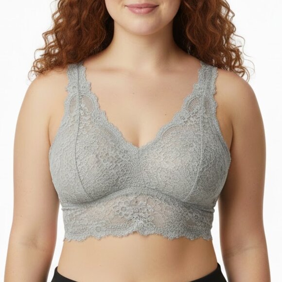 Aerie Mint Plunging Wireless Lace Bra - M - Picture 1 of 3